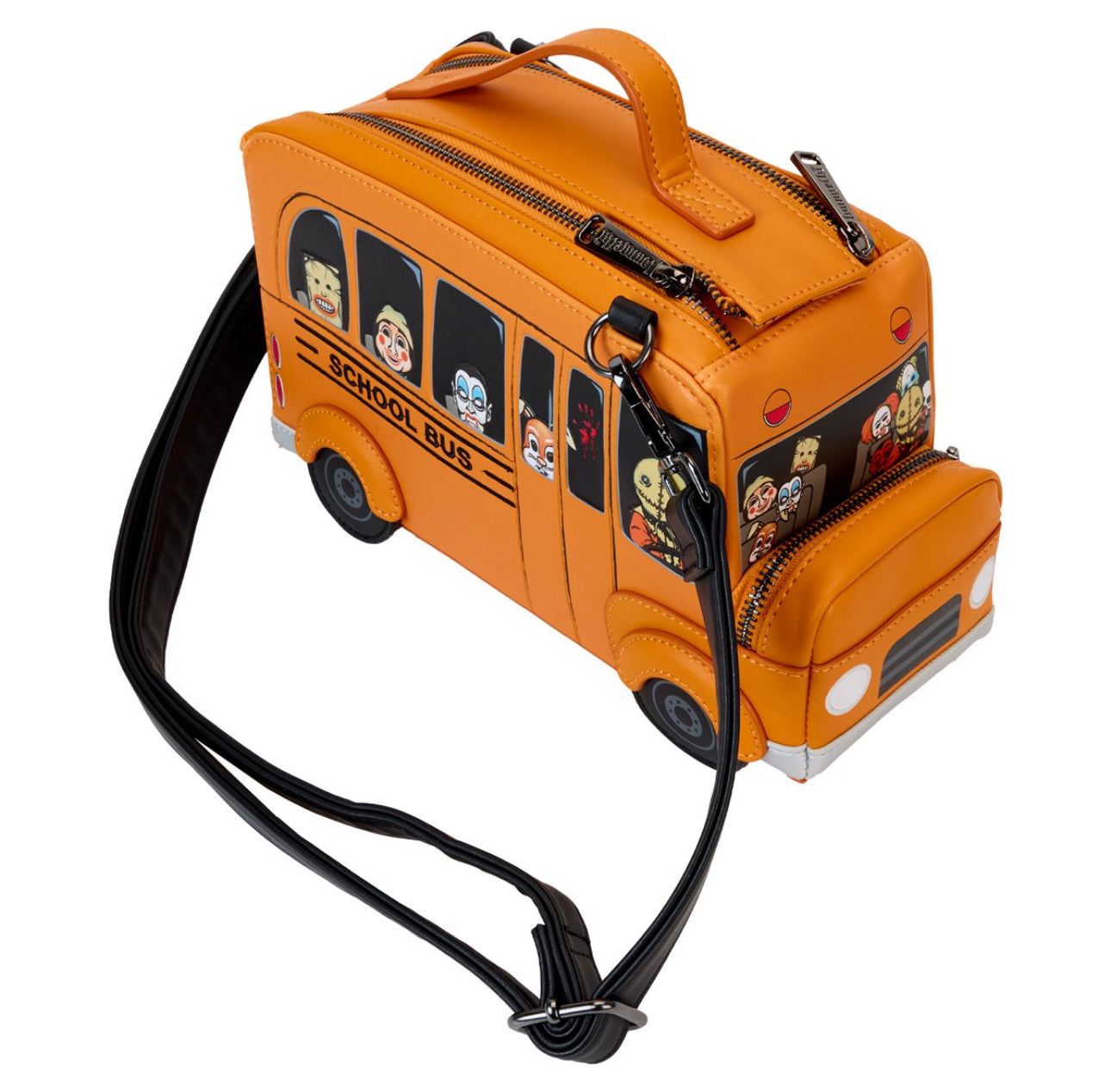 Trick 'R Treat School Bus Mobile Figural Crossbody Bag