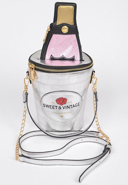 Bottle service crossbody bag