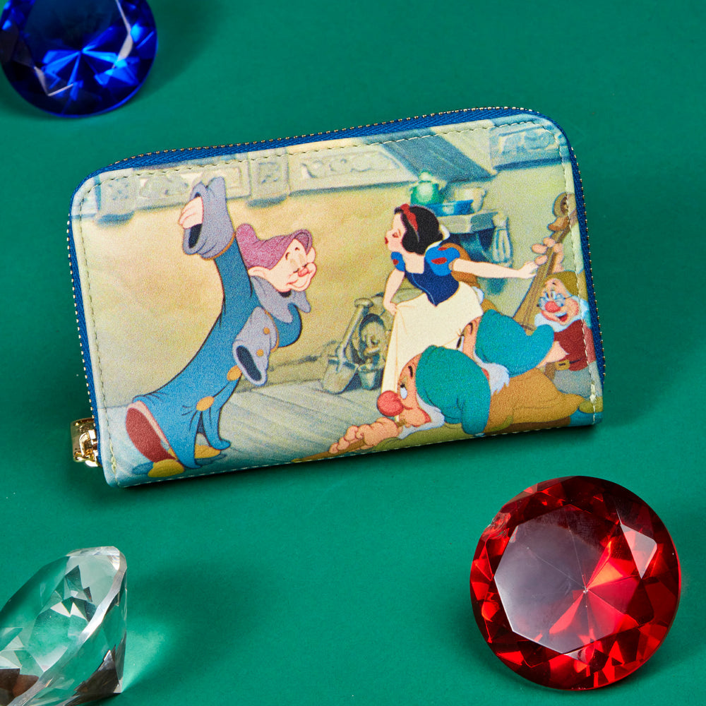 Loungefly - Disney Snow White Castle Scene Zip Around Wallet – Blashful